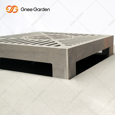 3mm de Dikke Beweegbare Corten Brand Pit Customized Size van de Staalbarbecue
