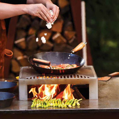 Garden Outdoor Teppanyaki Bbq Grill Big Size Multifunctioneel Met Kooklijst