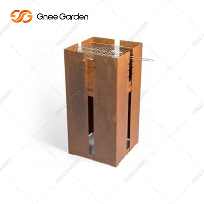 Metaal Houtgestookte Open Vuurplaats Barbecue Grill Voor Tuin Buiten Koken