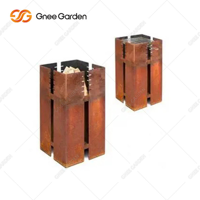 Cortenstaal Bbq Houtskoolgrilltafel 3mm Dikte