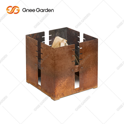Metaal Houtgestookte Open Vuurplaats Barbecue Grill Voor Tuin Buiten Koken