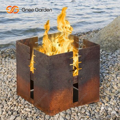 Cortenstaal Bbq Houtskoolgrilltafel 3mm Dikte