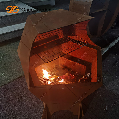 Van de het Gebruiks Klantgerichte BARBECUE van de huispartij de Houtskoolgrill 4mm Dikte