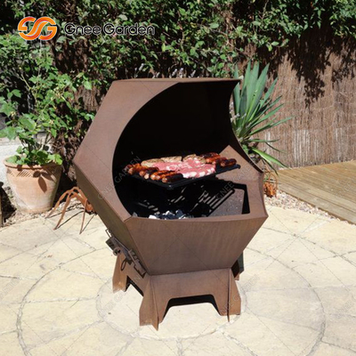 Van de het Gebruiks Klantgerichte BARBECUE van de huispartij de Houtskoolgrill 4mm Dikte