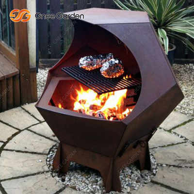 Van de het Gebruiks Klantgerichte BARBECUE van de huispartij de Houtskoolgrill 4mm Dikte