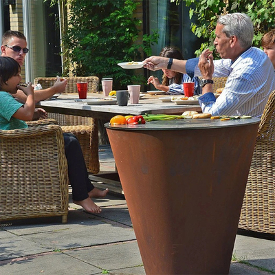 Outdoor Koken Bbq Grill Tuin Patio Cortenstaal Outdoor Bbq Grills