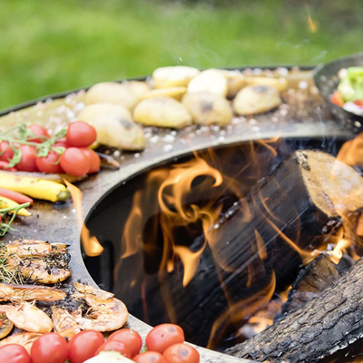 De duurzame Openlucht van de Grillscorten van de Keukenbarbecue van de het Staalbarbecue Brand Pit Grill