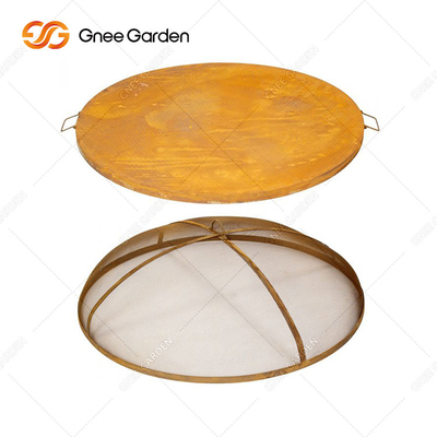 Het Metaal Kamperend Rusty Barbecue Grill van het Cortenstaal voor Openlucht Kokende Groenten