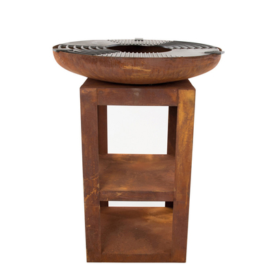 Moderne buitenkeuken Cortenstaal Grill Houtgestookte Camping BBQ Grill