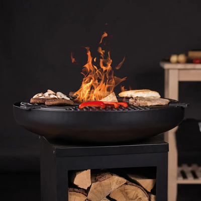Het openlucht Zwarte Kleine van de de Houtskoolbarbecue van het Barbecuefornuis de Grillterras Kamperen
