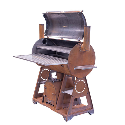 Outdoor Cortenstalen Vuurplaats BBQ Camping Fornuis Met Kookgrill