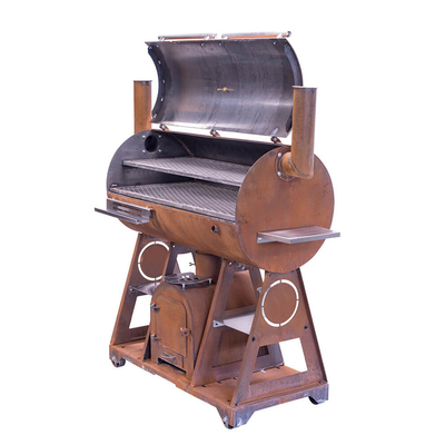Outdoor Cortenstalen Vuurplaats BBQ Camping Fornuis Met Kookgrill