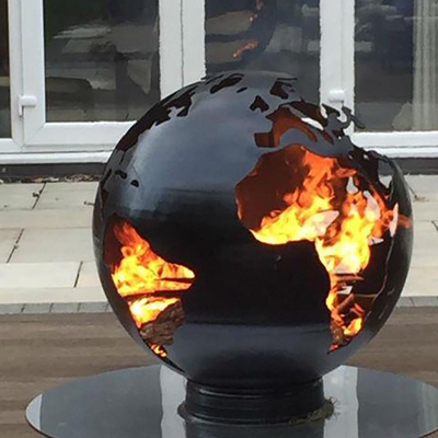 Met de hand gemaakte Corten-Staalbrand Pit Balls Custom Design Fire Pit Balls