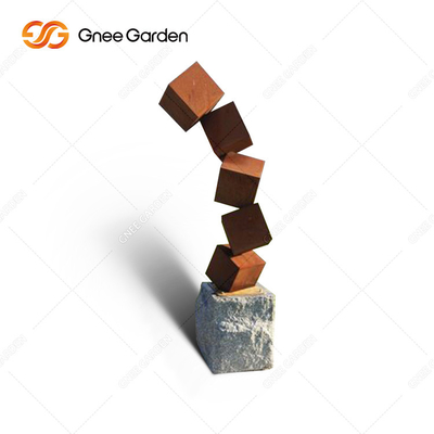3mm van de Tuinbeeldhouwwerken van het Dikte het Grote Abstracte Rustieke Metaal Staal van Corten