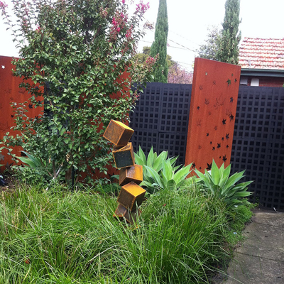 3mm van de Tuinbeeldhouwwerken van het Dikte het Grote Abstracte Rustieke Metaal Staal van Corten