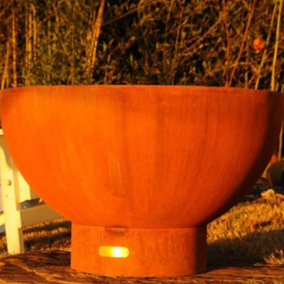 Klantgerichte van de Laserbesnoeiing Draagbare Corten het Staalbrand Pit Outdoor Prerusted van Firepits