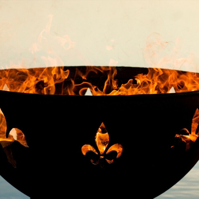 De Openluchtbrand Pit Patio Garden Fire Bowl Rusty Fire Pit van het Cortenstaal