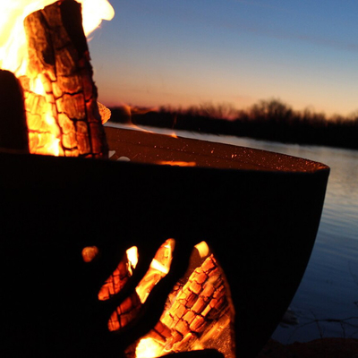 De Brand Pit Laser Cut Animal Fire Pit Camping Wood Burning Bonfire van het Cortenstaal