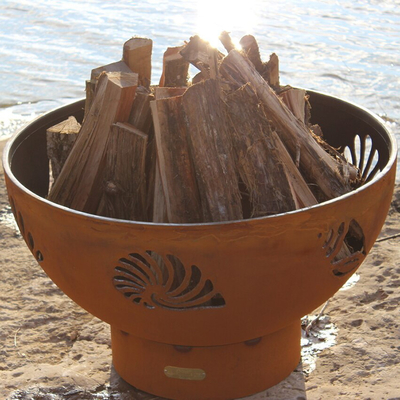 36 Duim roestte Corten-pre Staal Firepits Openlucht met Oxydepatina