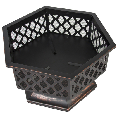 Openlucht van de Brandpit decoration portable wood burning van het Tuinstaal de Brandkuil