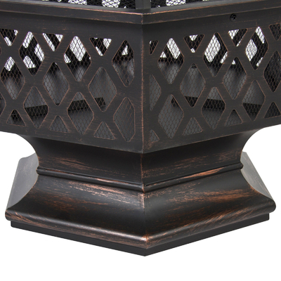Openlucht van de Brandpit decoration portable wood burning van het Tuinstaal de Brandkuil