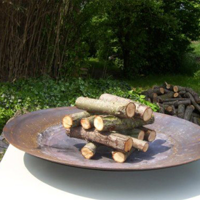 80cm Rusty Corten Fire Bowl Brazier Openlucht voor Kamperende Partij