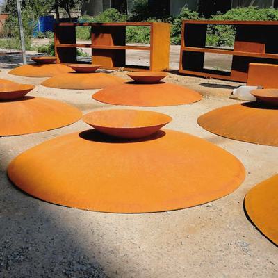 80cm Rusty Corten Fire Bowl Brazier Openlucht voor Kamperende Partij