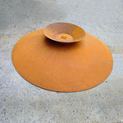 Openluchtcorten-Staalbrand Pit Rusty Burner Outdoor For Backyard
