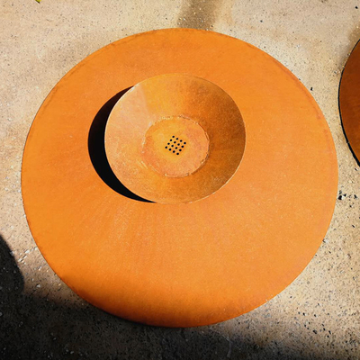 Openluchtcorten-Staalbrand Pit Rusty Burner Outdoor For Backyard