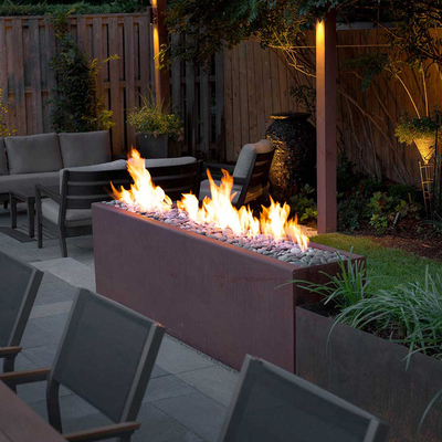 Het openlucht het Kamperen Staal Firepit van Brandpit large bonfire wood stove Corten