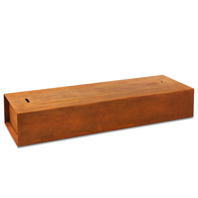Gaspropaan die Corten-Kuil 1200 X 600 X 320mm verwarmen van de Staalbrand Binnenplaatsdecoratie