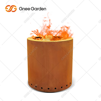 De Brand Pit Outdoor Corten Steel Fire Pit Rusty Wood Burning van het Cortenstaal