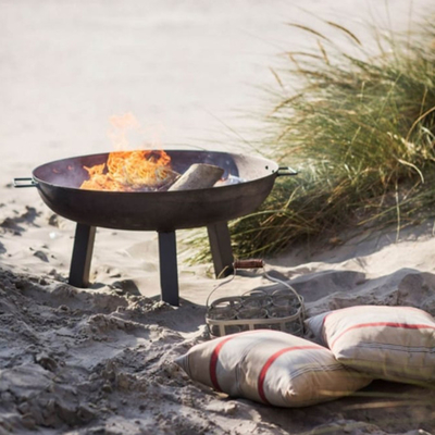 Van het Staal Openluchtrusty metal fire pit outdoor van Corten van de Gneetuin Houten de Brandkuil