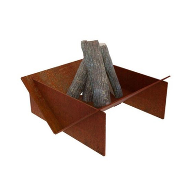Afneembaar Corten-Staal Firepit GN-vriespunt-333 Openlucht het Verwarmen Geroest Natuurlijk