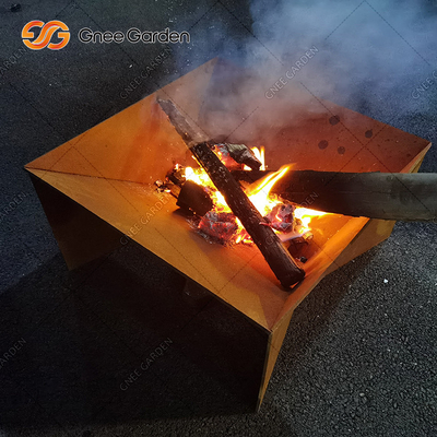 Van de Brandpit custom round outdoor personal van het Cortenstaal Groot de Tuinmeubilair