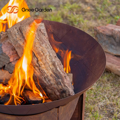 56cm Laserbesnoeiing om Corten-Brand Pit For Garden Decoration