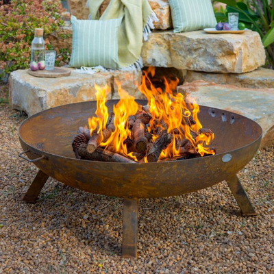 De draagbare Corten-Kom van de de Fornuizenbrand van Pit Camping Corten Steel Bonfire van de Staalbrand