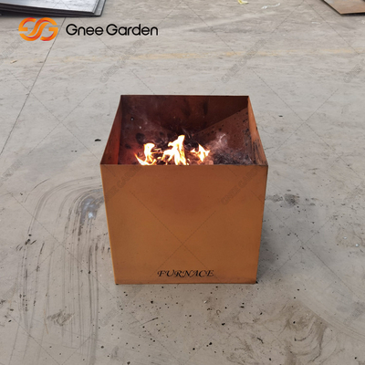 Terrastuin de Openlucht het Kamperen Corten Brand Pit Wood Burning 3mm van de Staalroest dik