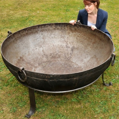 De openlucht van het het Staalmetaal van Corrosie Materiële Corten Brand Pit Wood Burning Black 60150cm