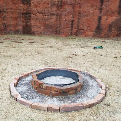 Outdoor Roestig Corten Verwering Staal Vuurplaats OEM ODM