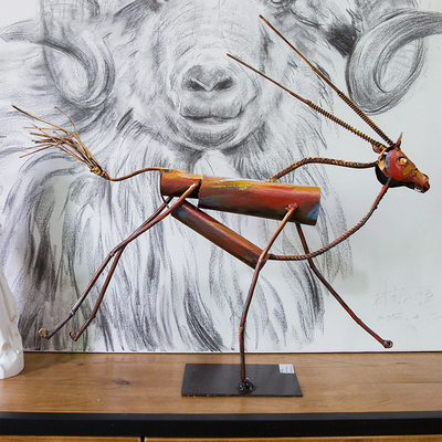 Het klantgerichte Beeldhouwwerk van het Kunstwerk Abstracte Brons voor Hoteldecoratie