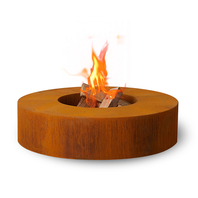 Distinctief Corten-Staal Rusty Metal 2mm Dikte Heater Corten Steel Fire Pit voor Openluchtbrand Pit Bowl