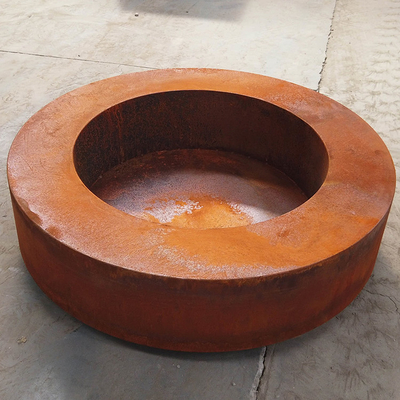Distinctief Corten-Staal Rusty Metal 2mm Dikte Heater Corten Steel Fire Pit voor Openluchtbrand Pit Bowl
