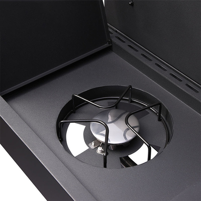 Professionele Barbecue Gas Grill 6 Branders Winkelwagen Koken Outdoor Bbq Grill
