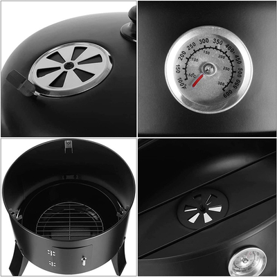 18“ Draagbare de Houtskoolgrill 3 van Hoogte Openlucht Kokende Grills in Multifunctionele 1