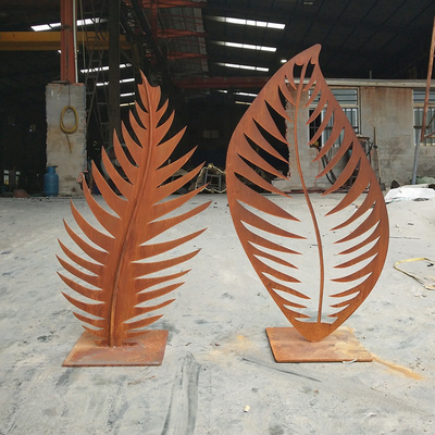 Van het het Staalbeeldhouwwerk van Corten van het tuinlandschap van het de Cactusmetaal de Yard Art Natural Rusted
