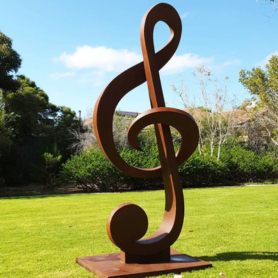 OEM van het Gazonbeeldhouwwerken van het Verweringsstaal het Metaal Rusty Metal Yard Sculptures Outdoor