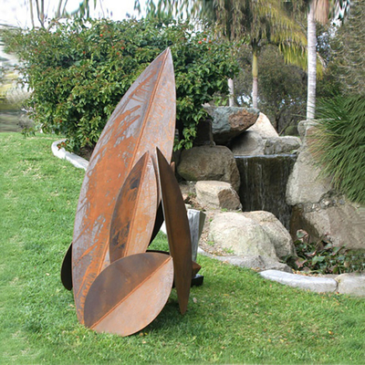 Van het het Staalbeeldhouwwerk van Corten van het tuinlandschap van het de Cactusmetaal de Yard Art Natural Rusted
