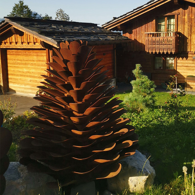 Van het het Staalbeeldhouwwerk van Corten van het tuinlandschap van het de Cactusmetaal de Yard Art Natural Rusted