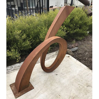 Gneetuin Uitstekend Openlucht Klantgericht Rusty Metal Garden Abstract Sculptures